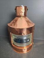 Large Brass Starboard Ships Lantern