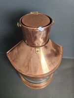 Large Brass Starboard Ships Lantern - 3