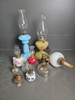 Large Selection of Mixed Kerosene Lanterns