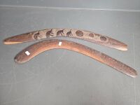 2 Aboriginal Boomerangs