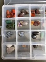 Tray of Polished Gemstones & Crystals - 3