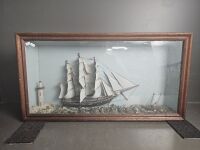 Large Victorian Ship Diorama - 2