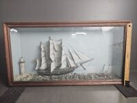 Large Victorian Ship Diorama - 3