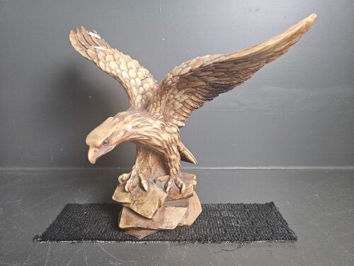 Large Resin Eagle Figurine