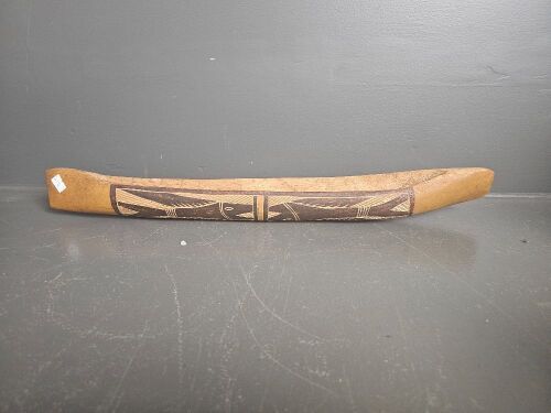 Aboriginal Carved Canoe