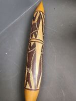 Aboriginal Carved Canoe - 3