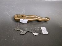 Edwardian Ladies Leg Nut Cracker & Arnos Advertising Bottle Opener