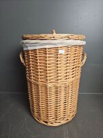 3 Small Cane Baskets - 4