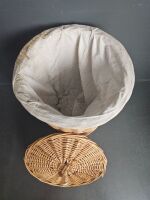 3 Small Cane Baskets - 5