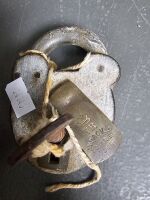 5 Vintage Padlocks - 3 with keys - 3