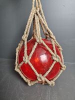 Red Glass Fishing Buoy - 2