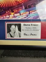 Framed Dawn Fraser Sporting Memorabilia - 2