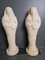 5 Heavy Egyptian Statues - 4