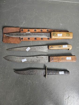 Selection of 4 Knives