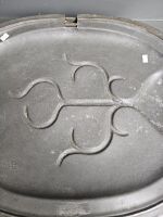 Large Pewter Warming Dish English - 3