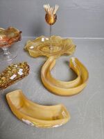 Selection of Amber Glass & Tango Art Glass - 2