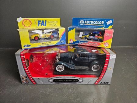 3 Collectible Model Cars