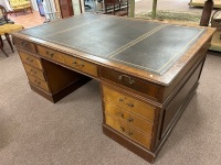 Large double sided office desk