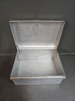 Medium Sized Metal Trunk - 2