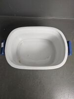 Blue & White Ceramic Cooler - 2