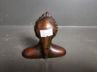 Small 19th Century Dante Alighieri Cast Bronze Bust - 3