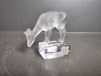 Lalique Deer Figurine