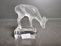 Lalique Deer Figurine - 2