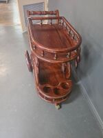 Timber Drinks Trolley - 3