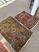 2 Small Persian Rugs - 2