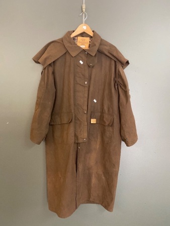 Vintage XL Weatherbeeta (USA) Full Length Oilskin Coat