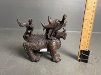 Chinese Bronze Look Foo Dog