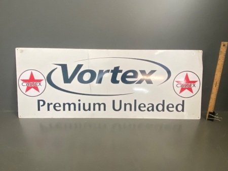 Caltex Vortex Premium Unleaded Tin Sign