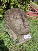 Large concrete Buddha head  - 2