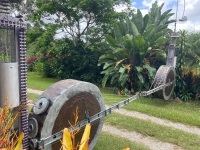 Metal art sculptured entry gates and pillars - 12