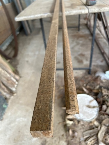 2 lengths of tool steel - griffen and hex bar