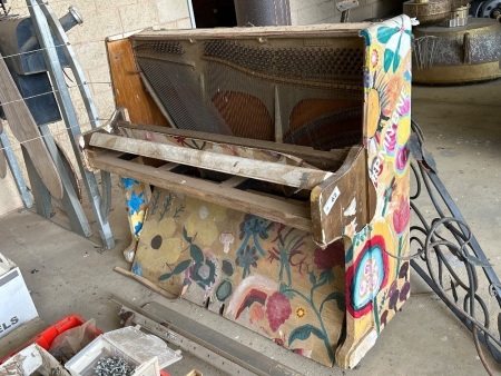 Painted piano for decoration