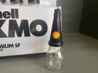 Shell XMO Oil Rack Complete with Bottles & Tops in near mint condition - 2