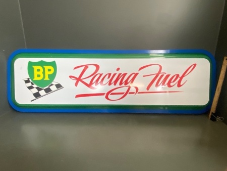 BP Racing Fuel Acrylic/Steel Sign