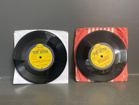 Rare Golden Fleece Original 45 RPM Records x 2 Promo Item C.1960s