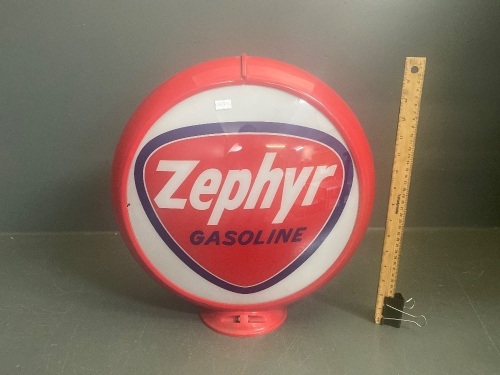 ESSO / Zephyr Petrol Pump To Globe with Glass Covex Lenses