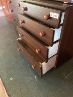 Solid timber chest of 8 drawers - 3