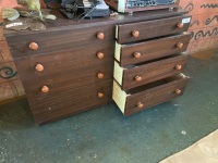 Solid timber chest of 8 drawers - 4