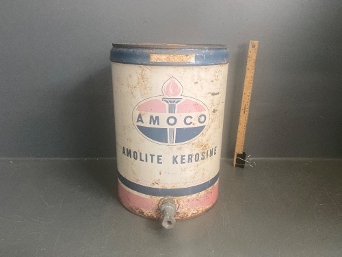 Amoco 5 Gallon Kerosene Drum with Tap