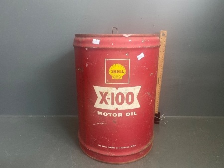 Shell Australia Bulk Motor Oil Container - early & rare