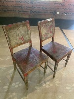 Pair of art chairs 