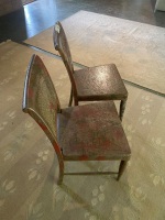 Pair of art chairs  - 2