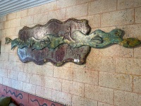 Large feature wall art on board 2.7m wide - 5