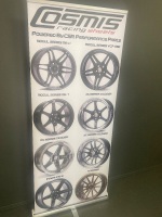 Comis Racing Wheels Vinyl Advertising Pull Up - 2