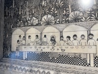 Andres Flores signed Last supper art  - 3