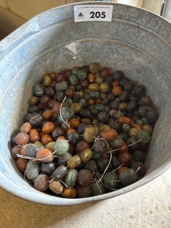 Tub of large (app 1in) beads